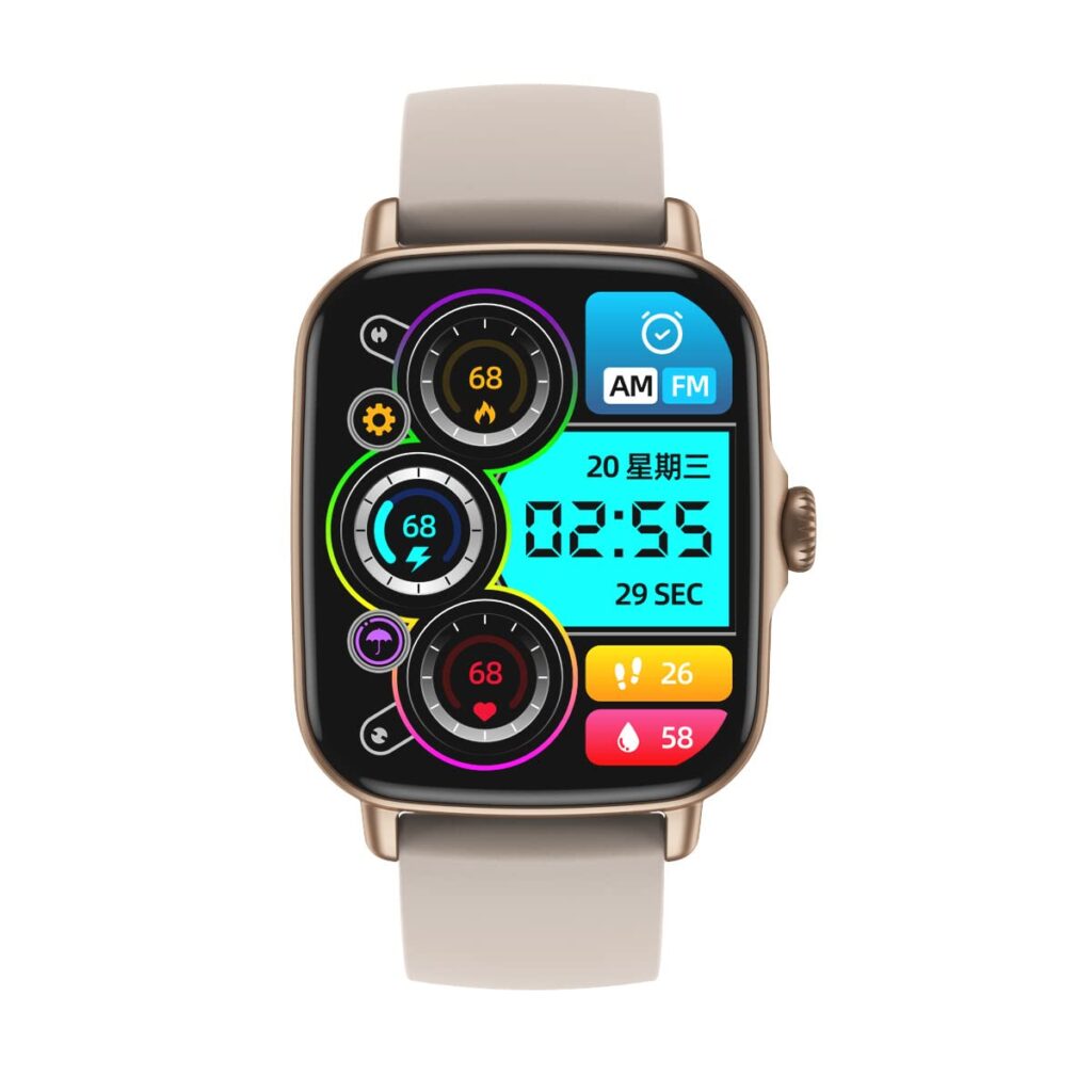 Minix Crest Smartwatch Bluetooth Calling Feature with 1.69 inch Display