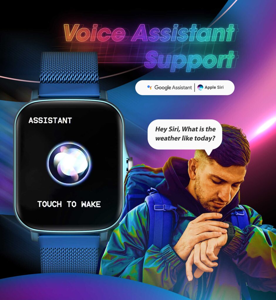 Zebronics ZEB-FIT6220CH Smartwatch with 8 Sports Mode and Fitness Tracker