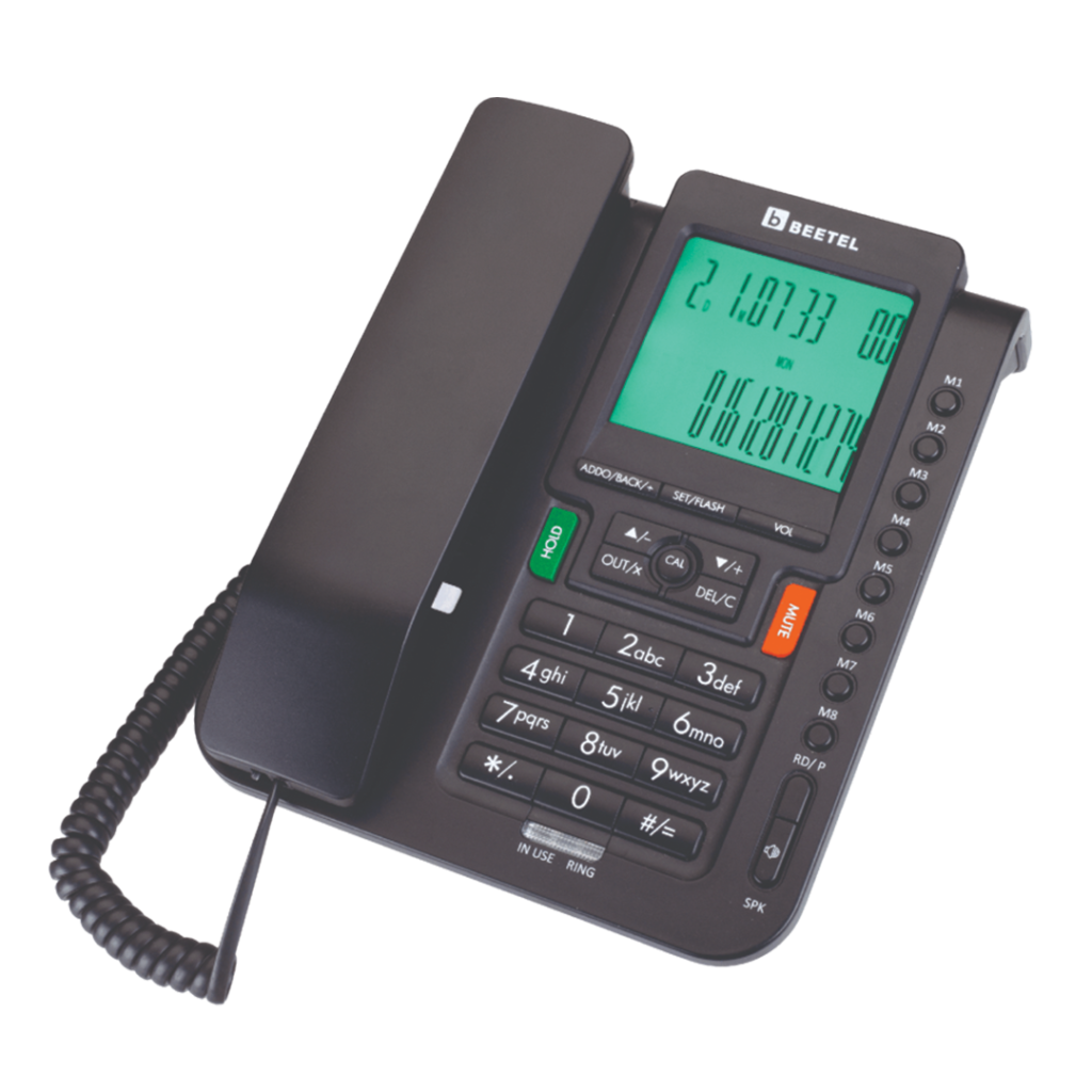 Beetel M71N Corded Landline Phone with 16 Digit Display and Caller ID – 2 Way Speaker