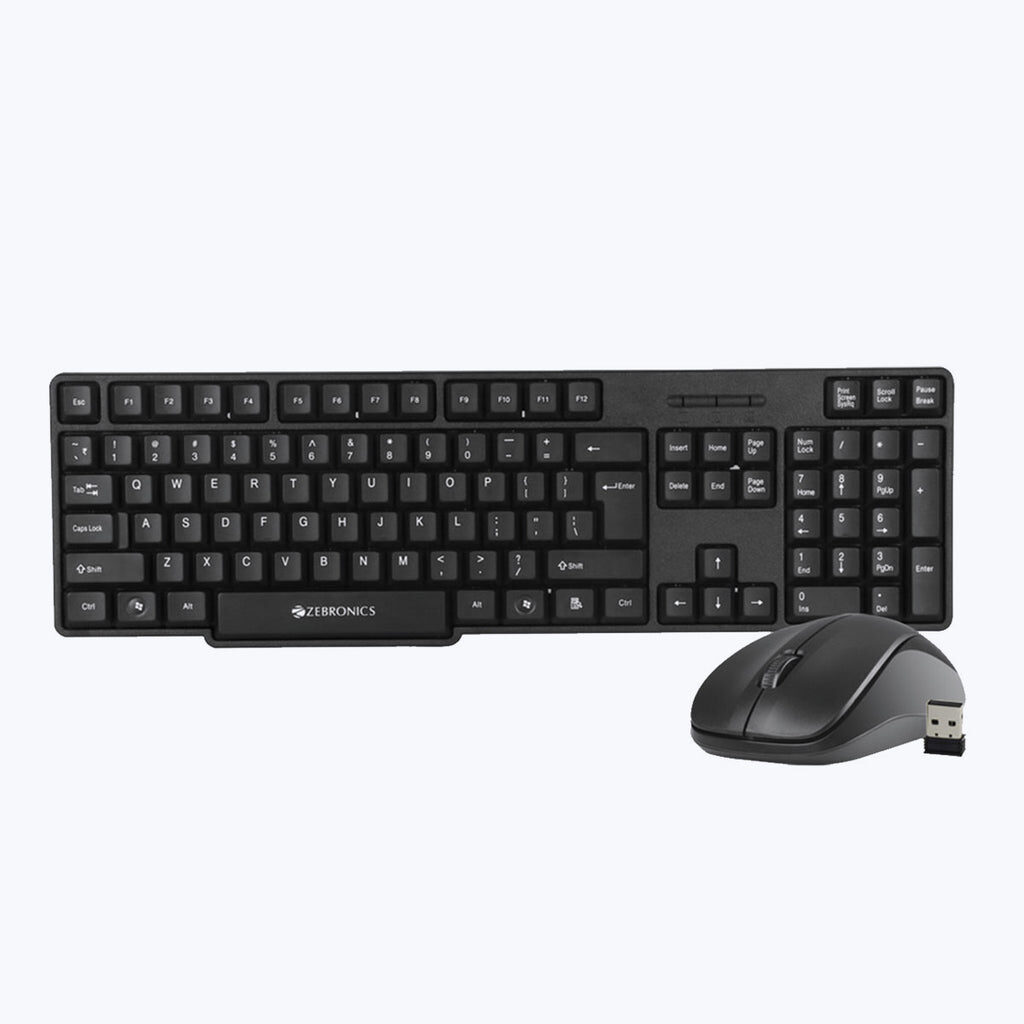 Zebronics Zeb-Companion 107 USB Wired Standard Keyboard and Mouse Combo Set