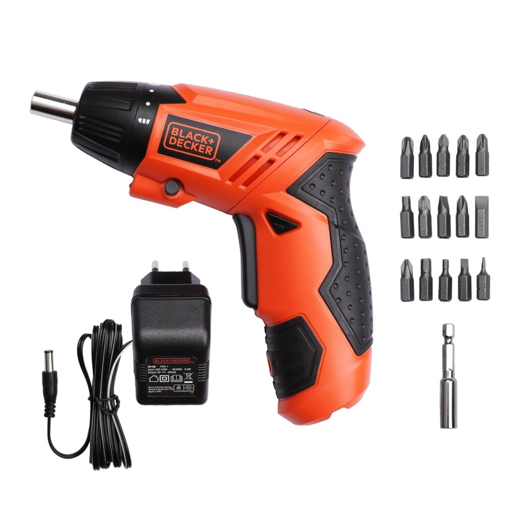 Black+Decker KC4815 4.8V Cordless Screwdriver with Charger