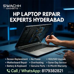 HP laptop repair in Gachibowli