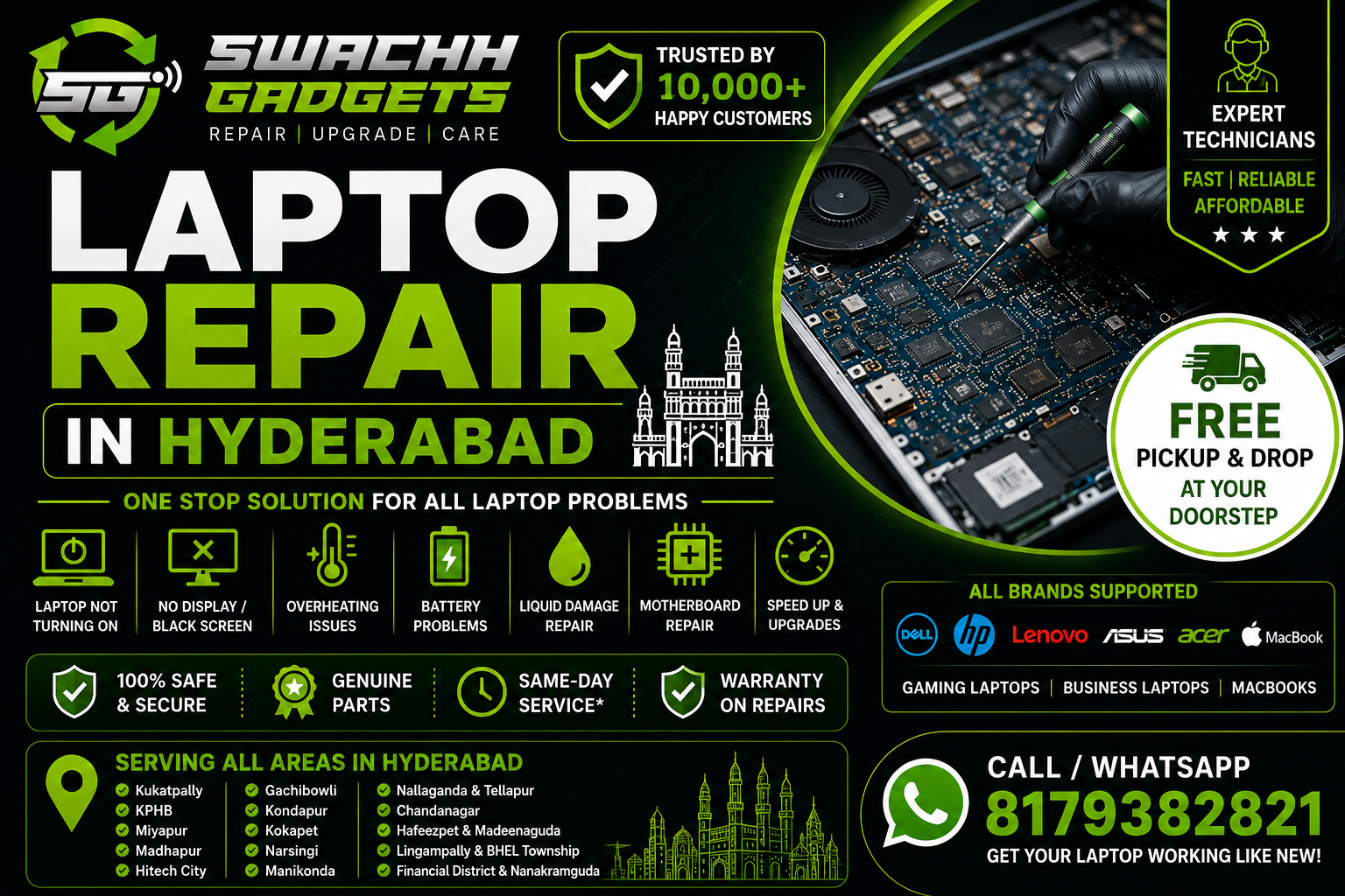Laptop Repair Service in Hyderabad