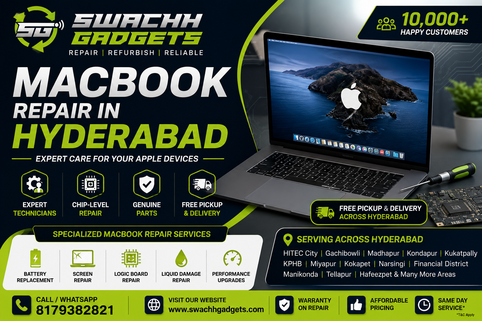 Macbook Repair Service in Hyderabad