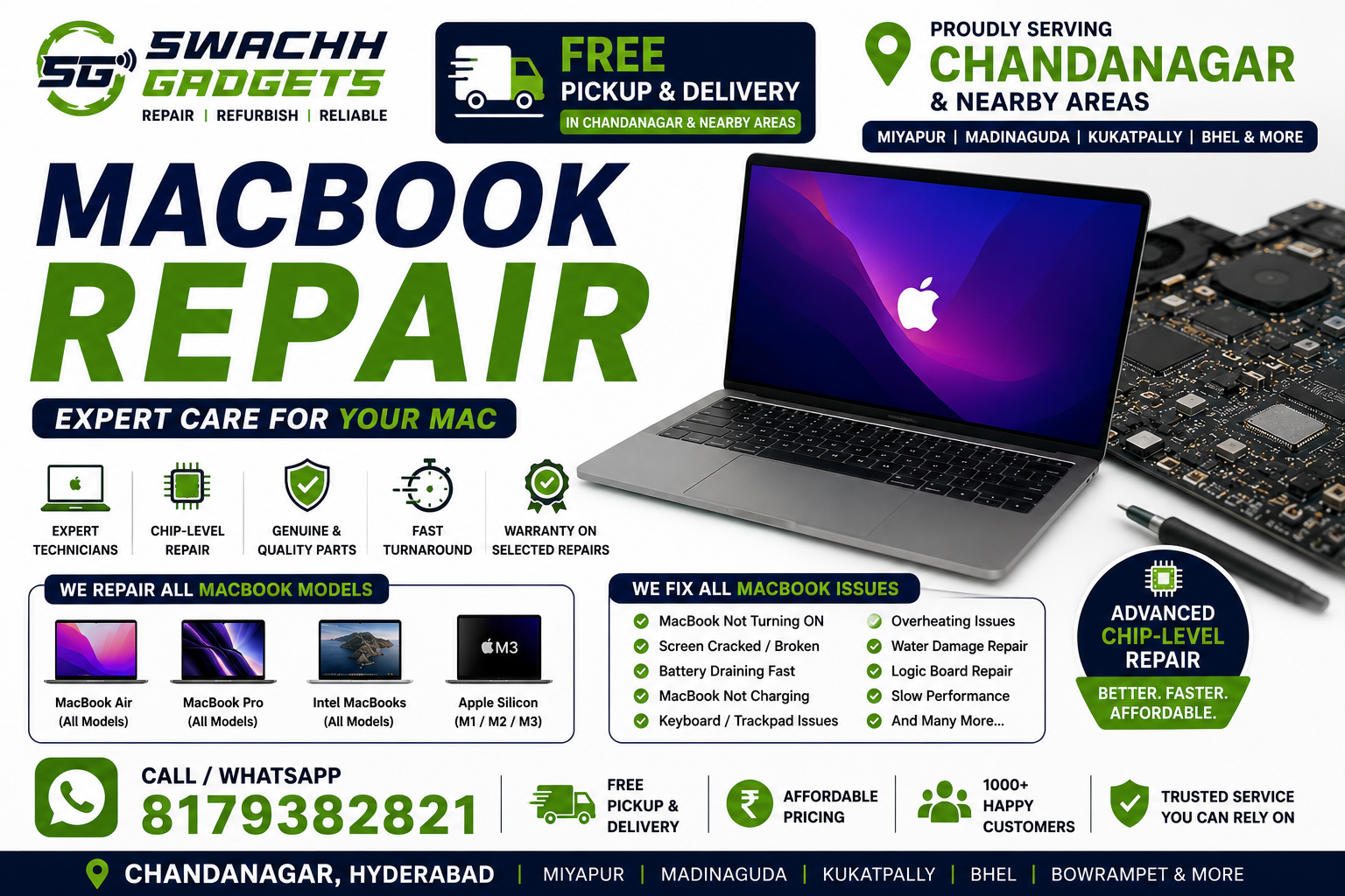 macbook repair service in chandanagar hyderabad